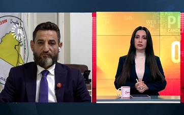 عەبدولوەهاب خەلیل، نوێنەری مەسەدە لە دیمەشق، لە میانەی بەشداری لە بەرنامەی نووڕۆژی تۆڕی میدیایی رووداو، کە نالین حەسەن پێشکێشی دەکات