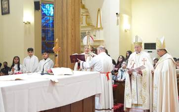 Cardinal Louis Raphael Sako, Patriarch of the Chaldean Catholic Church, during Christman celebration in Baghdad on December 24, 2025. Photo: Iraqi PM's office. 
