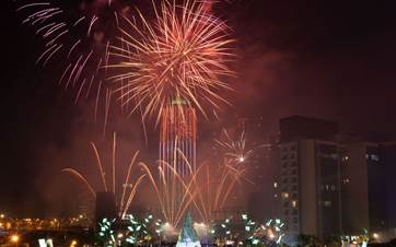 Fireworks light up the sky of Erbil on New Year's Eve 2020. File photo: Bilind T. Abdullah/Rudaw