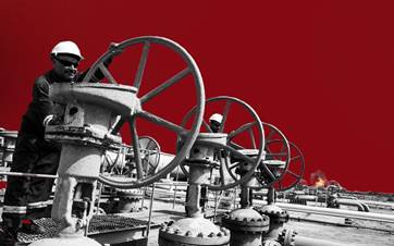 کێڵگەیەکی نەوت لە عێراق