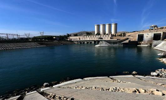 The Mosul dam, located upstream Mosul on the Tigris River in the Nineveh province. Photo: AFP
