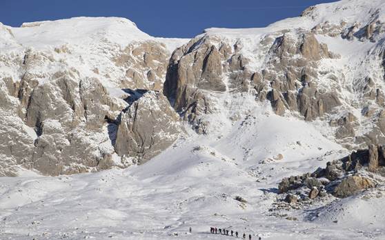 بەفربارین لە دێرسمی باکووری کوردستان. وێنە: AA